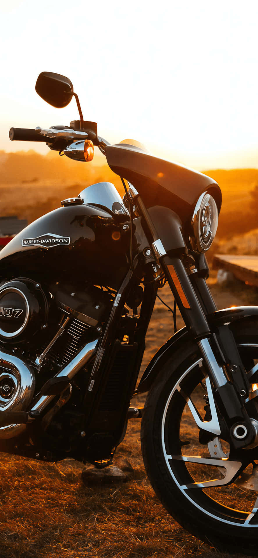 Experience Pure High-octane Power With The Iconic Harley Davidson Hd. Background