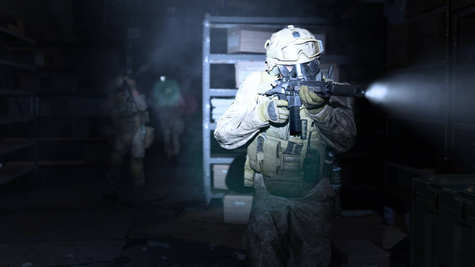 Experience Realistic Action In Call Of Duty: Modern Warfare Background