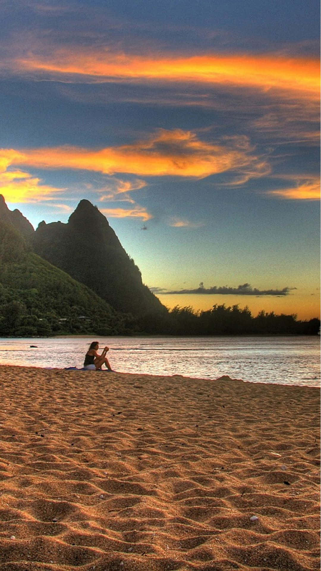 Experience Relaxation On Your Iphone With This Tranquil Wallpaper Background
