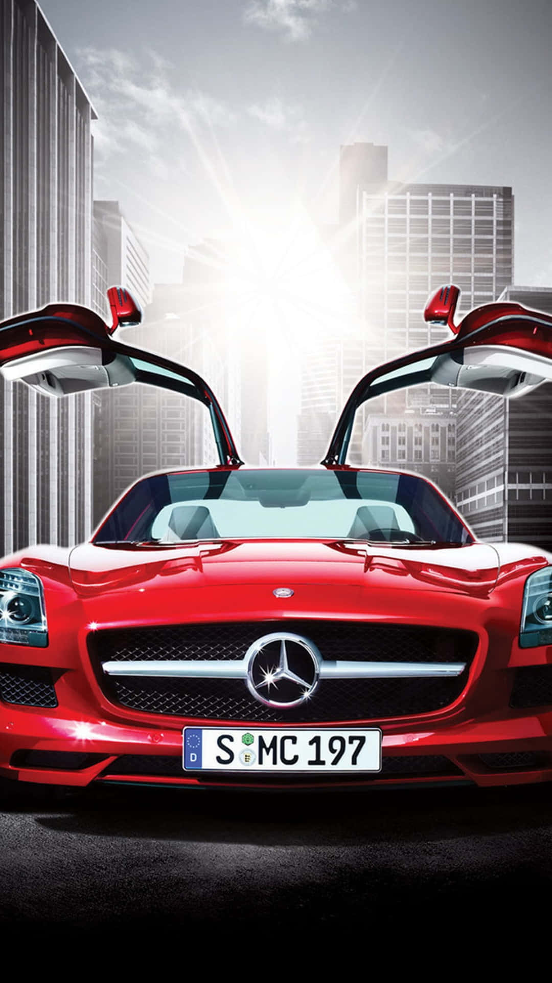 Experience State-of-the-art Technology With The Mercedes Benz Phone From Emzibi Background