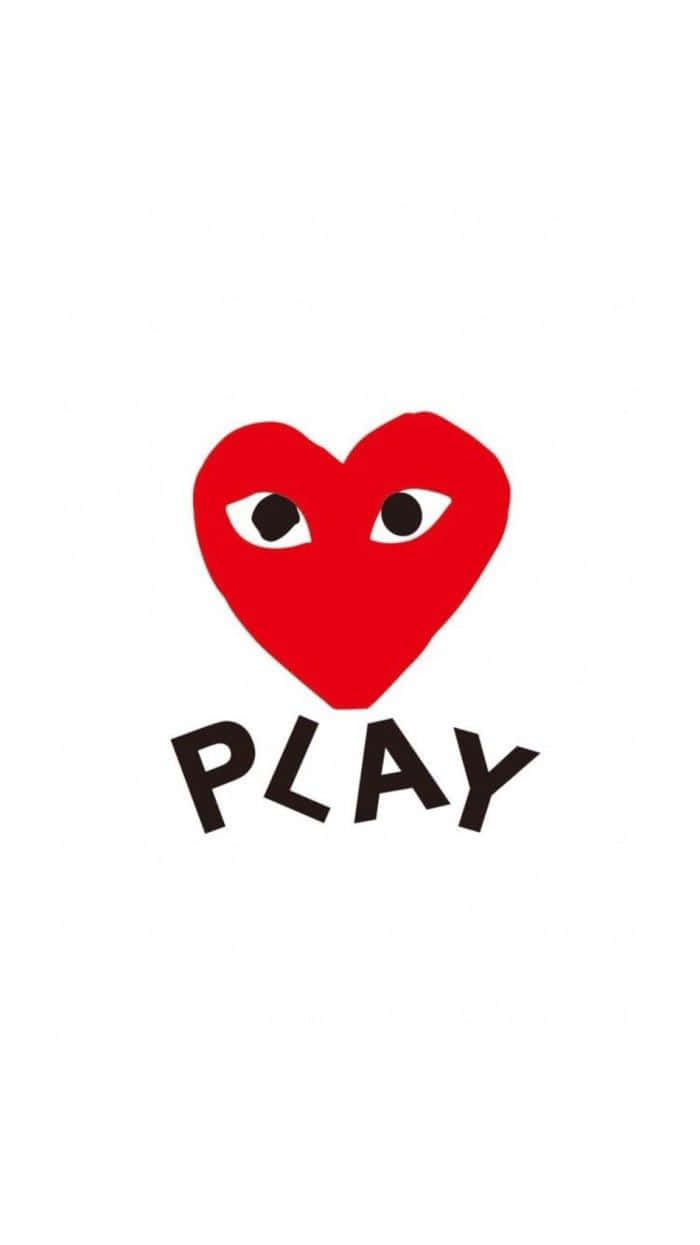 Experience Style And Comfort With Cdg Play Background