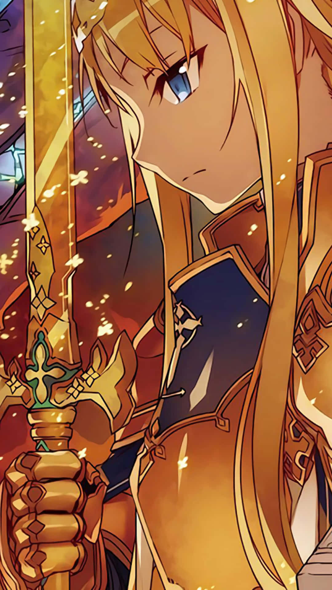 Experience The Adventure Of Sword Art Online On Your Iphone Background
