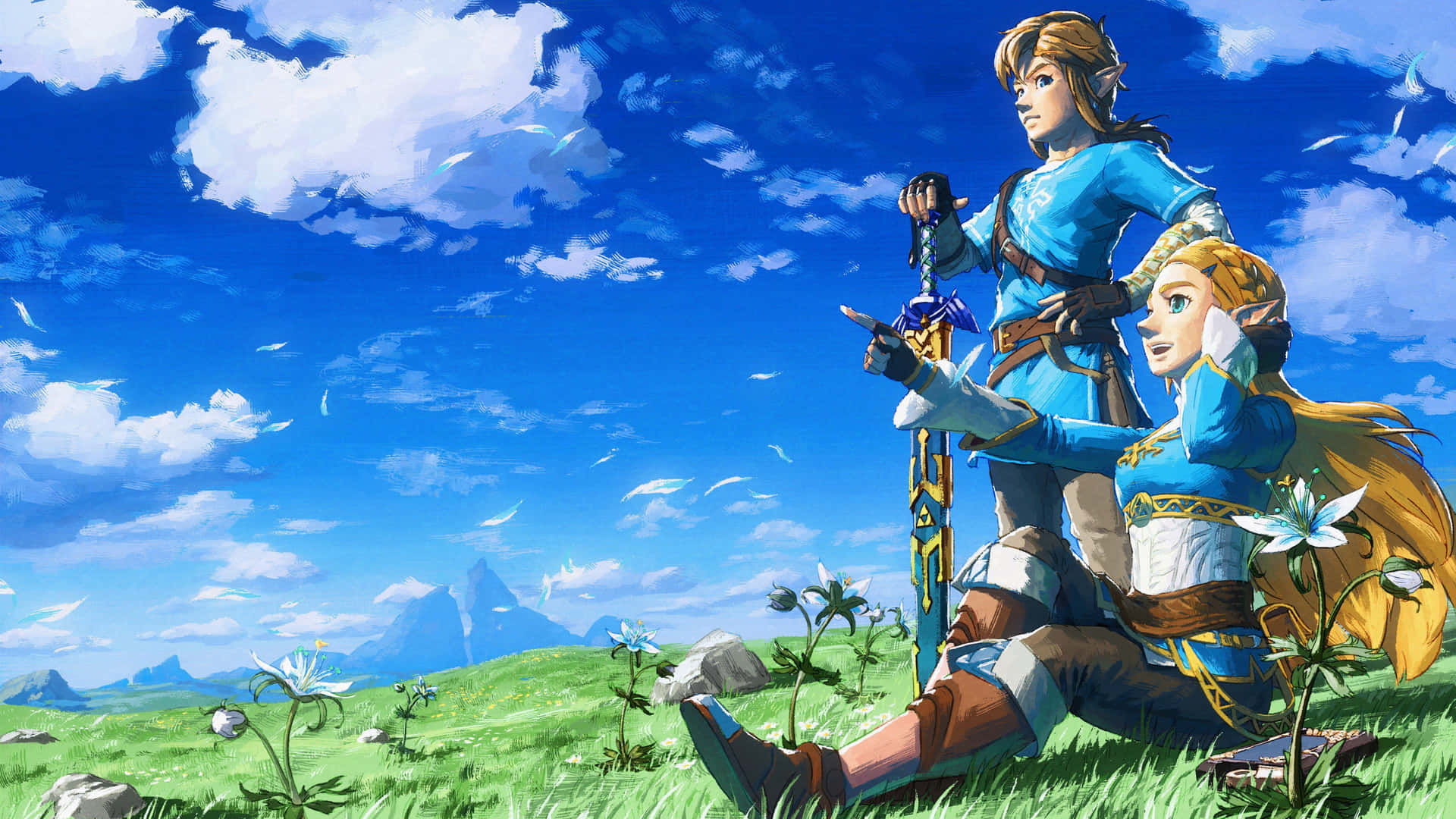 “experience The Adventure Of Zelda: Breath Of The Wild In Stunning 4k Quality!” Background