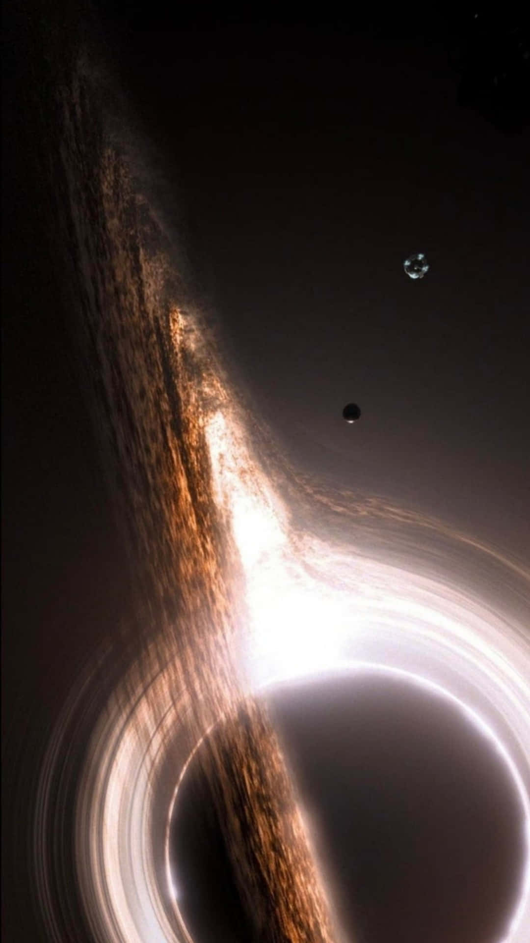 Experience The Beauty And Curiosity Of The Interstellar Black Hole. Background