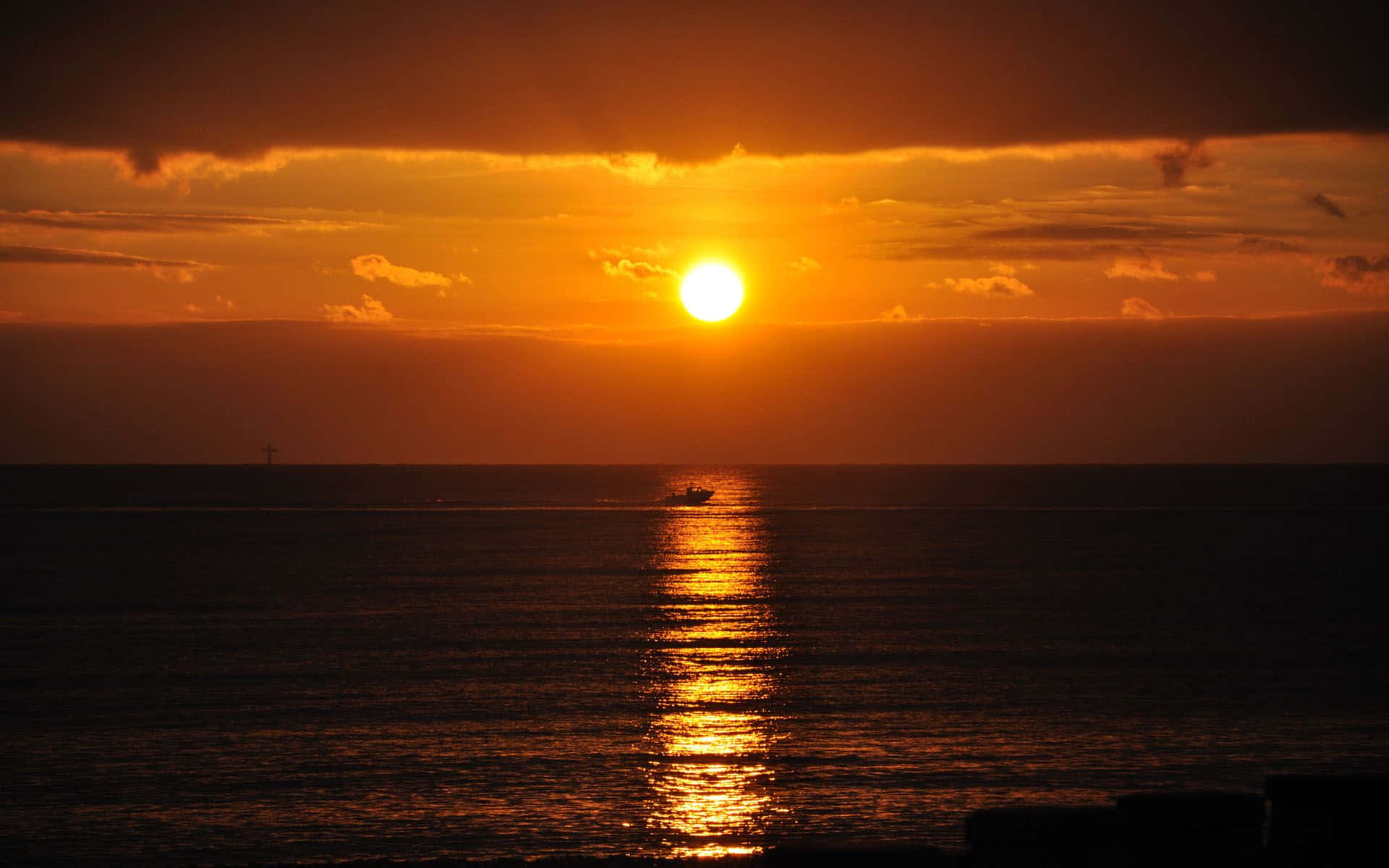 Experience The Beauty Of A Sunrise From Your Desktop Background