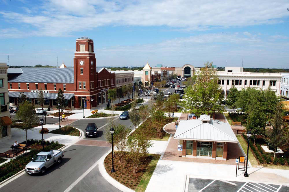 Experience The Beauty Of Garland, Texas From The Firewheel Skyview Background