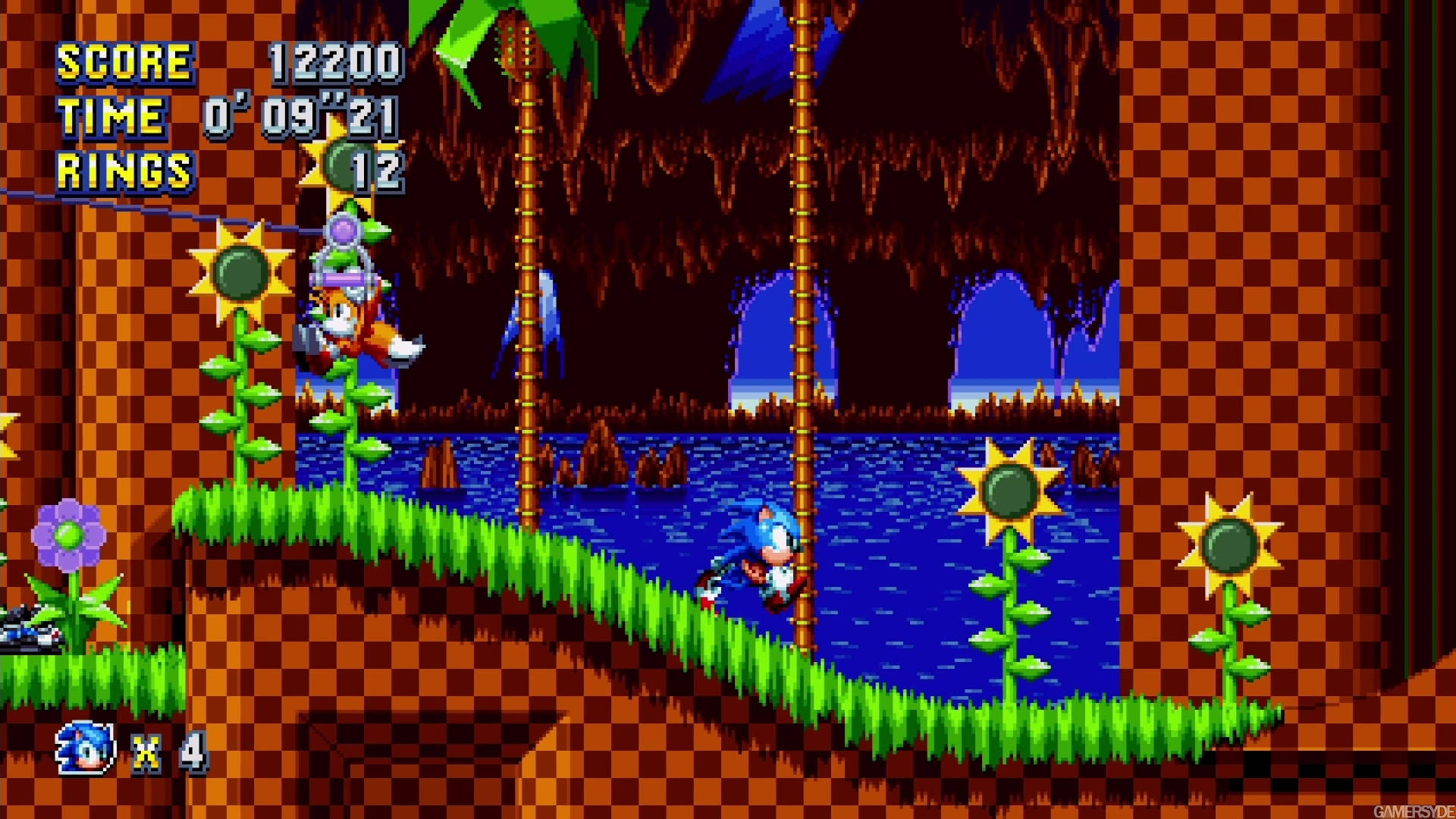 Experience The Beauty Of Green Hill Zone Background