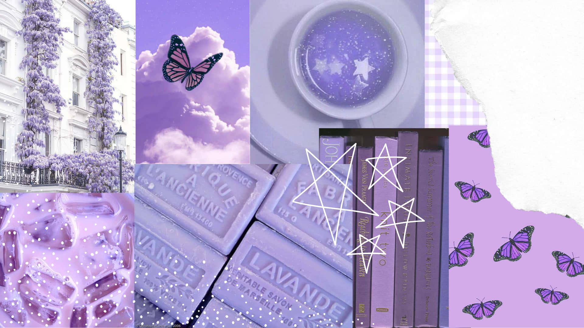 Experience The Beauty Of Lavender With This Eye-catching Aesthetic Laptop Background
