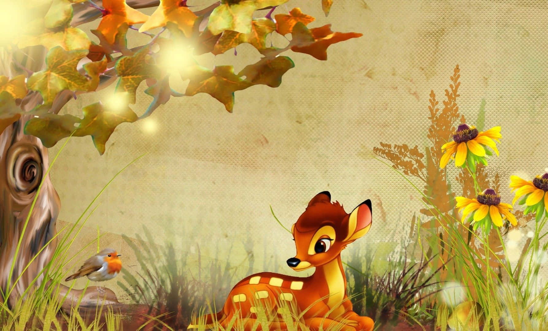 “experience The Beauty Of Nature With Disney Autumn” Background
