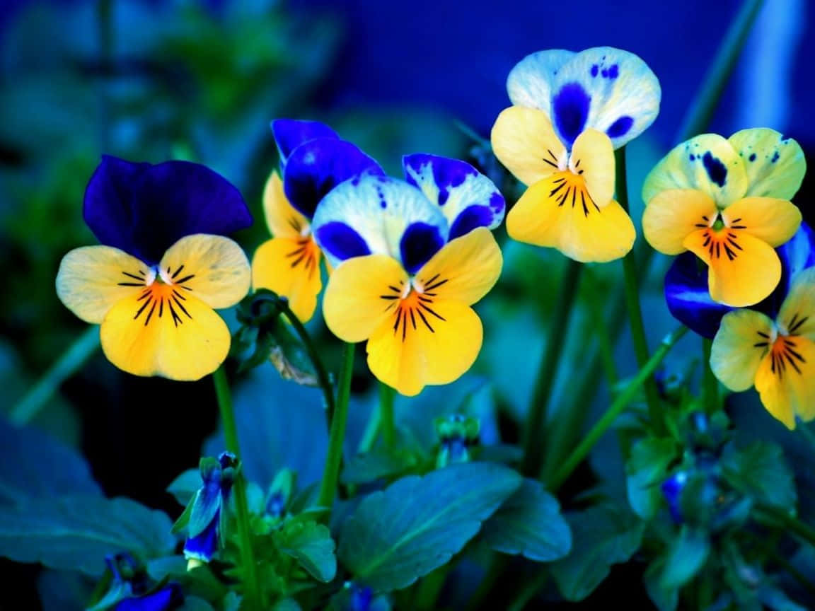 Experience The Beauty Of Nature With These Vibrant Spring Flowers Background