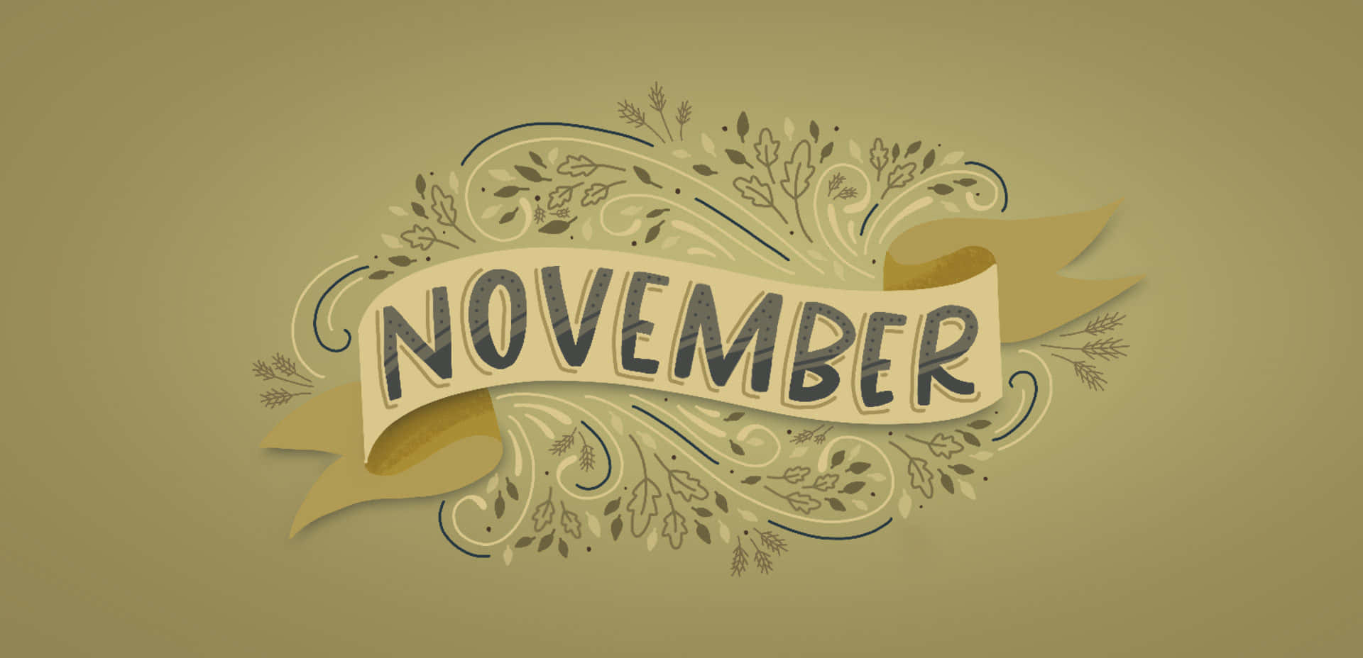 Experience The Beauty Of November Background