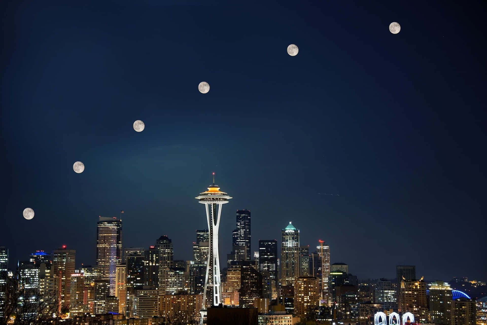 Experience The Beauty Of Seattle, Washington Background