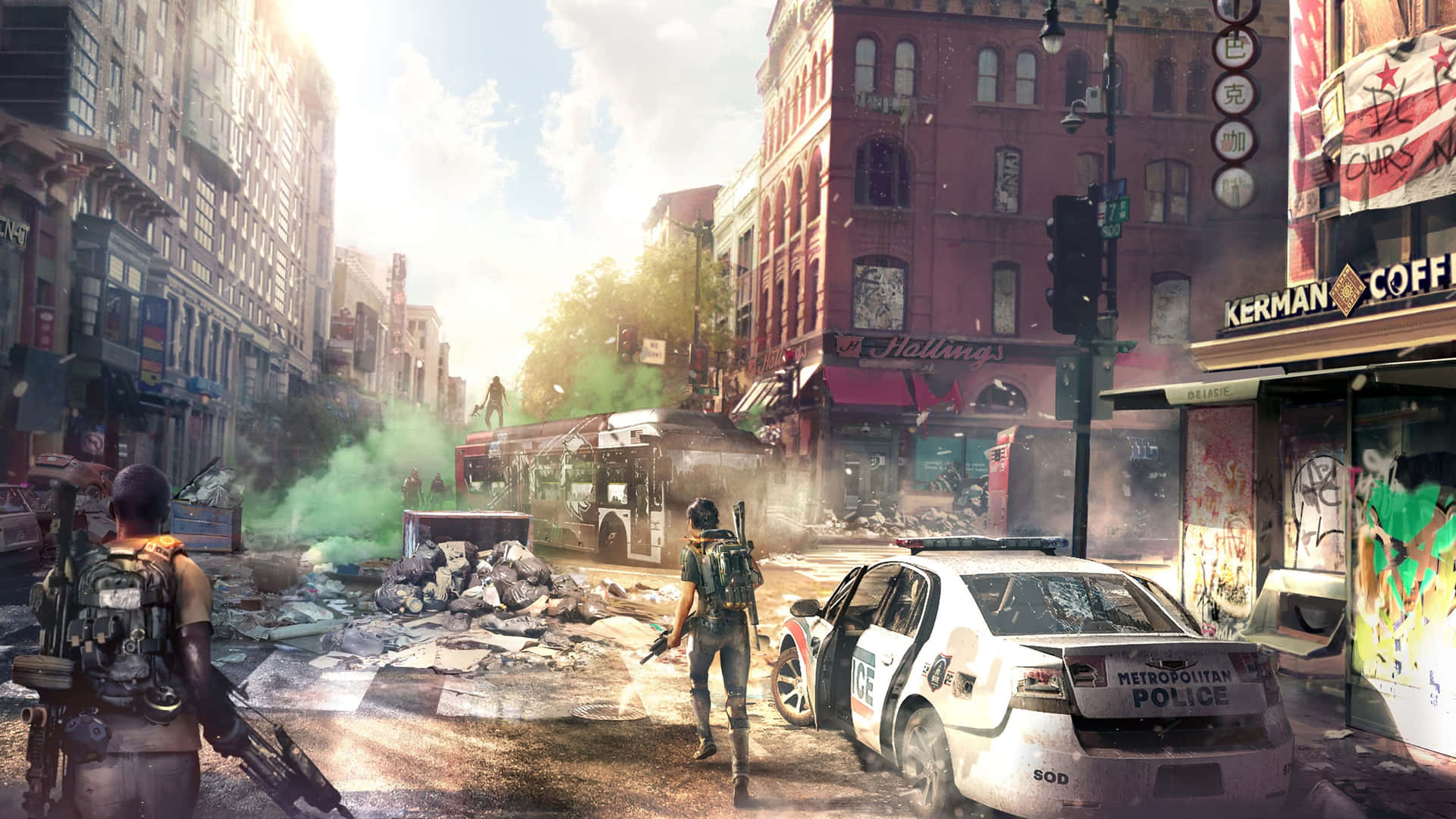 Experience The Beauty Of The Division 2 In 4k Background
