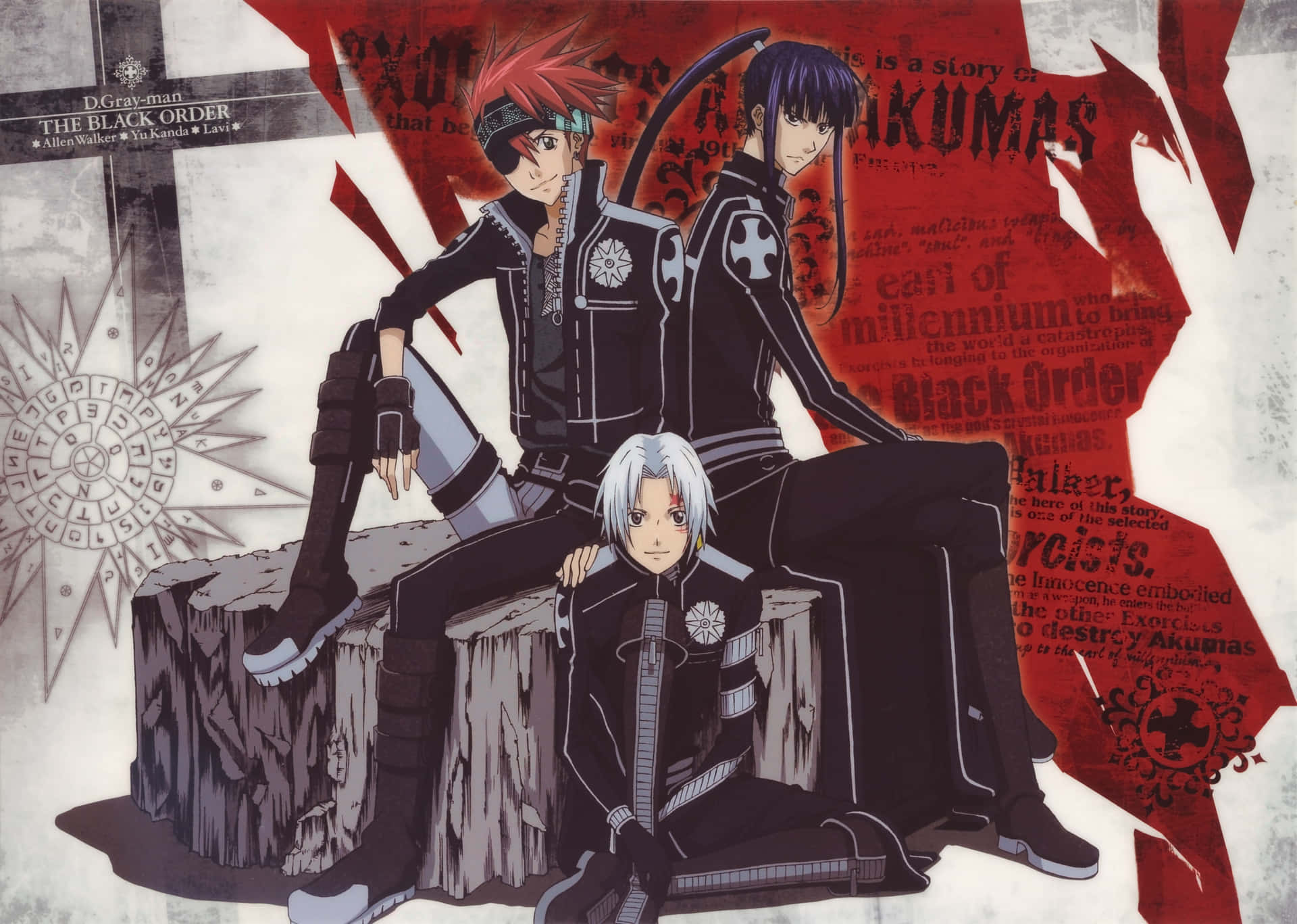 Experience The Captivating Story Of D.gray-man Background