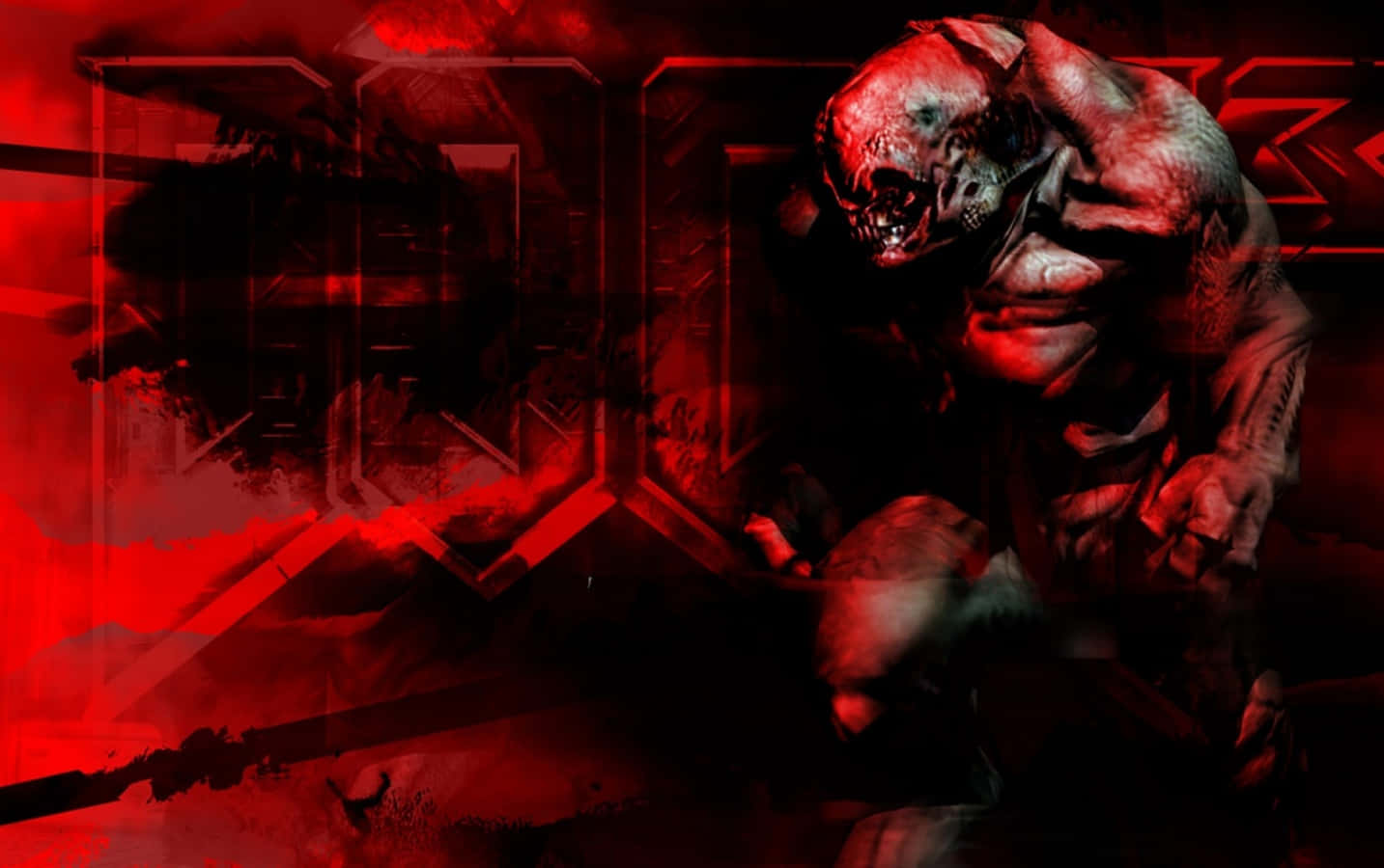 Experience The Dark Depths Of Mars With Doom 3 Background