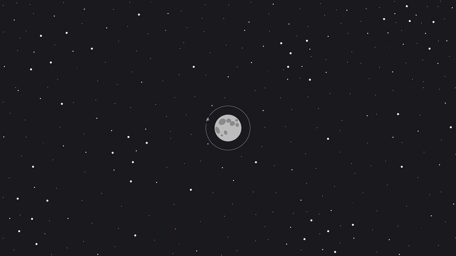 Experience The Darkness Of Space In 4k Background