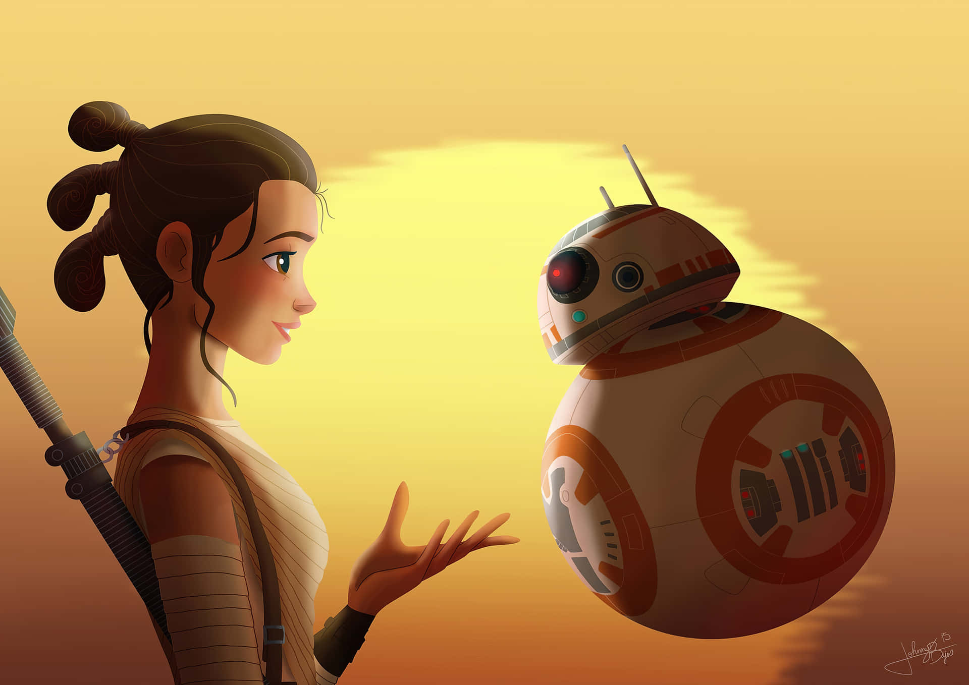 Experience The Ease Of Use And Advanced Technology Of Bb-8 Background