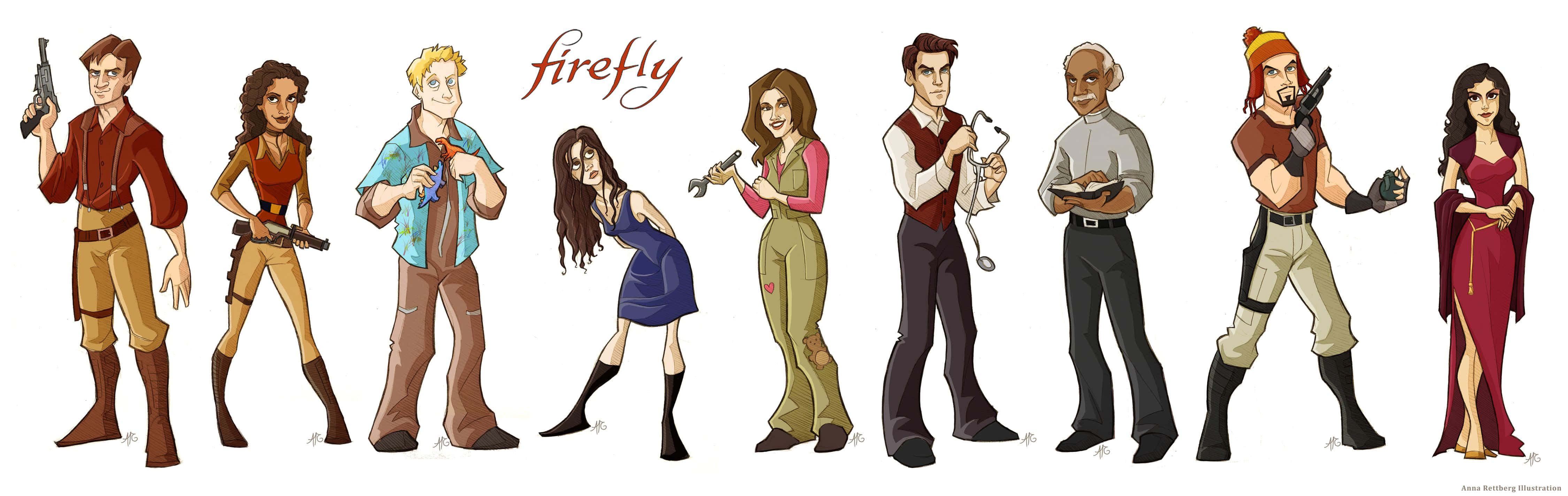 Experience The Edge Of The Final Frontier With The Serenity, And The Daring Crew Of The Firefly-class Ship. Background