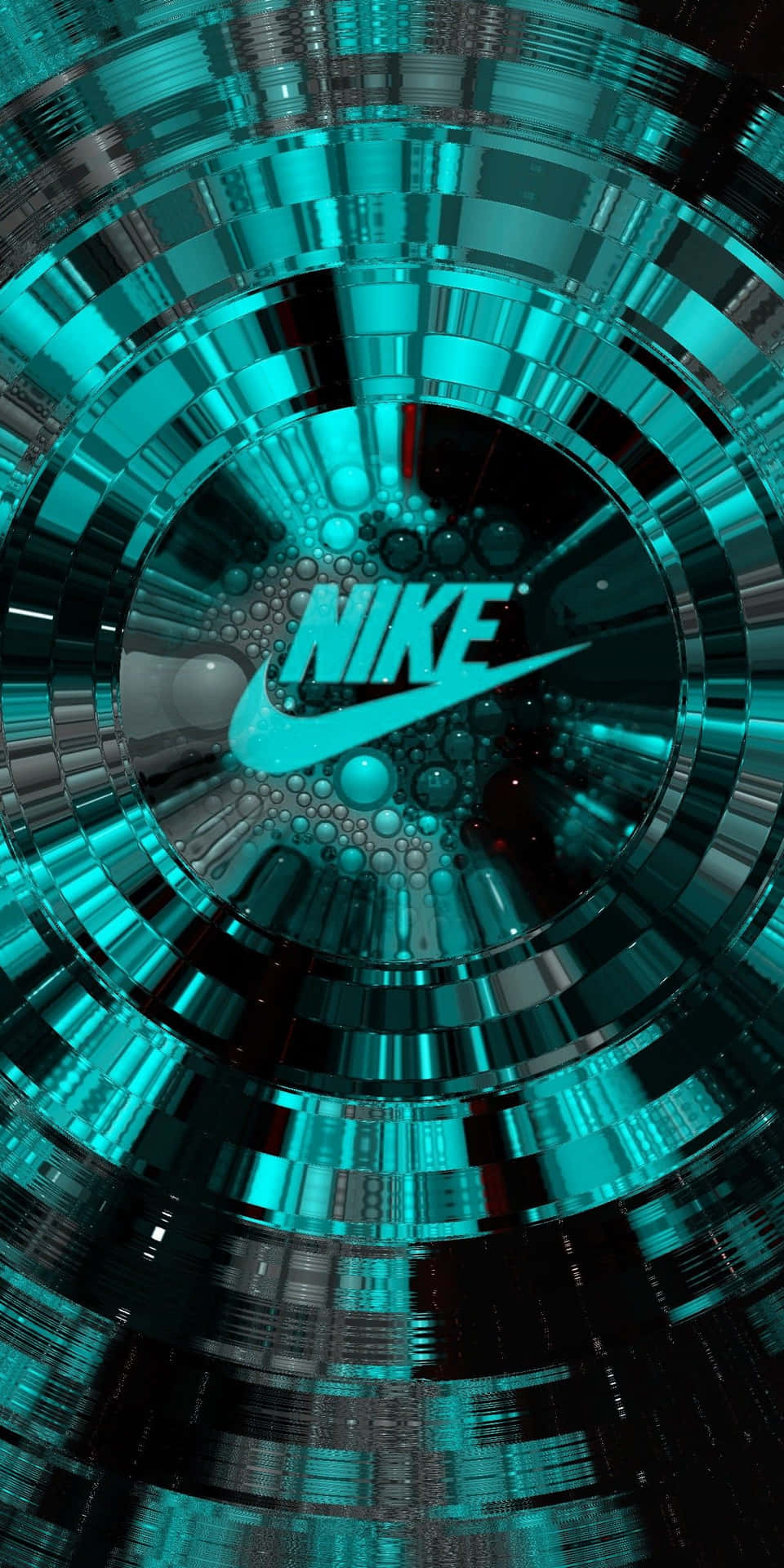 Experience The Energy With Blue Nike Background