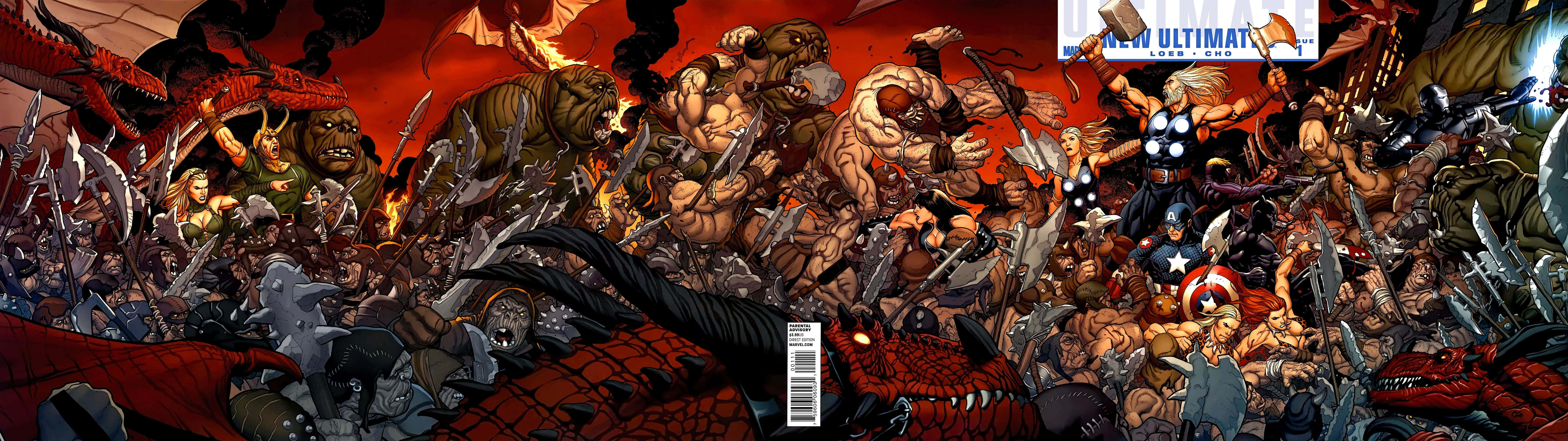 Experience The Epic Adventure Of The Avengers - Dual Screen Background