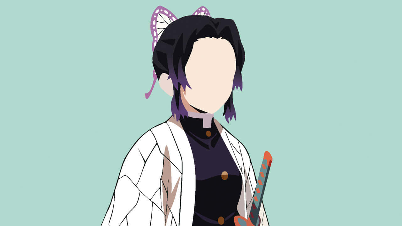 Experience The Epic Anime World Of Demon Slayer In A Minimalist Design. Background