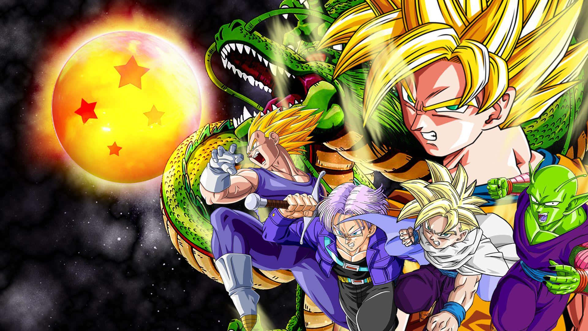 Experience The Epic Journey Of Dragon Ball Background