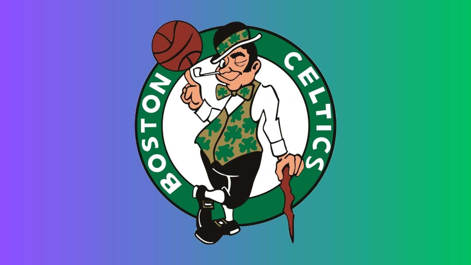 Experience The Excitement Of Boston Celtics Basketball Background