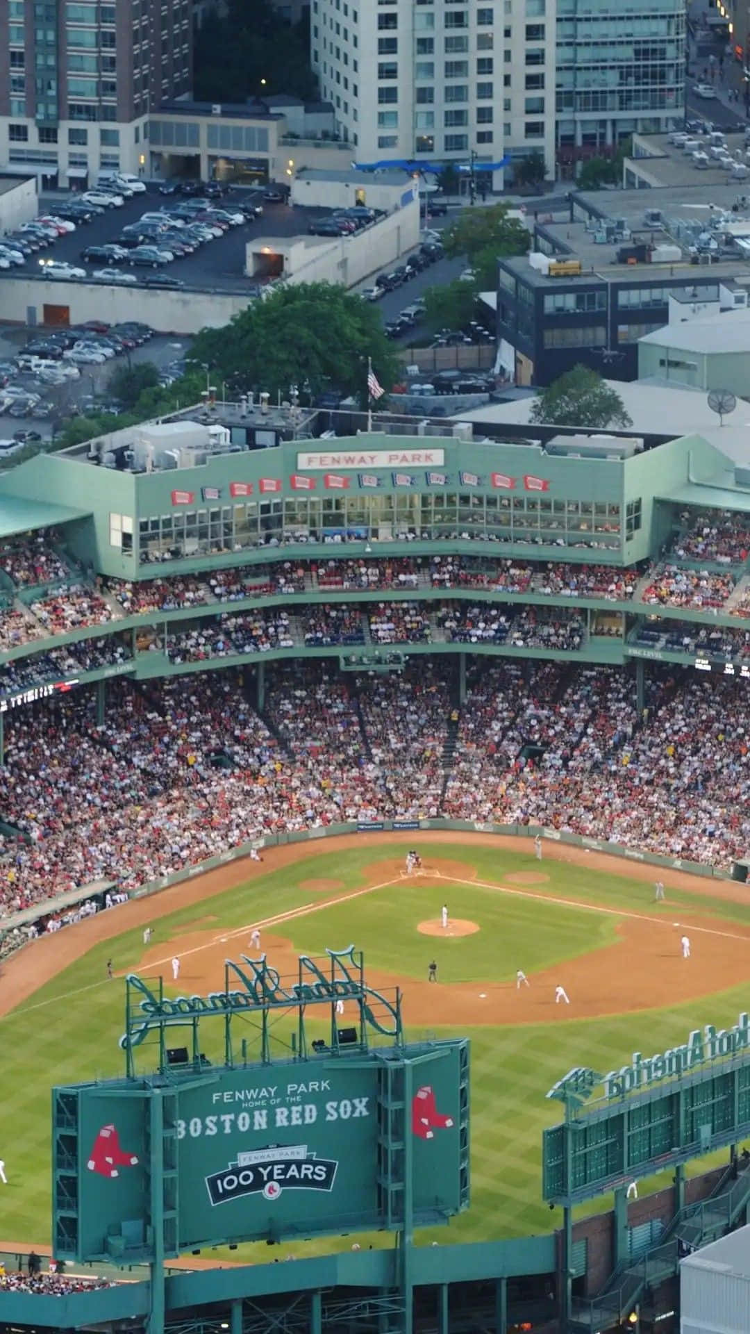 Experience The Excitement Of Fenway Park In 4k Background