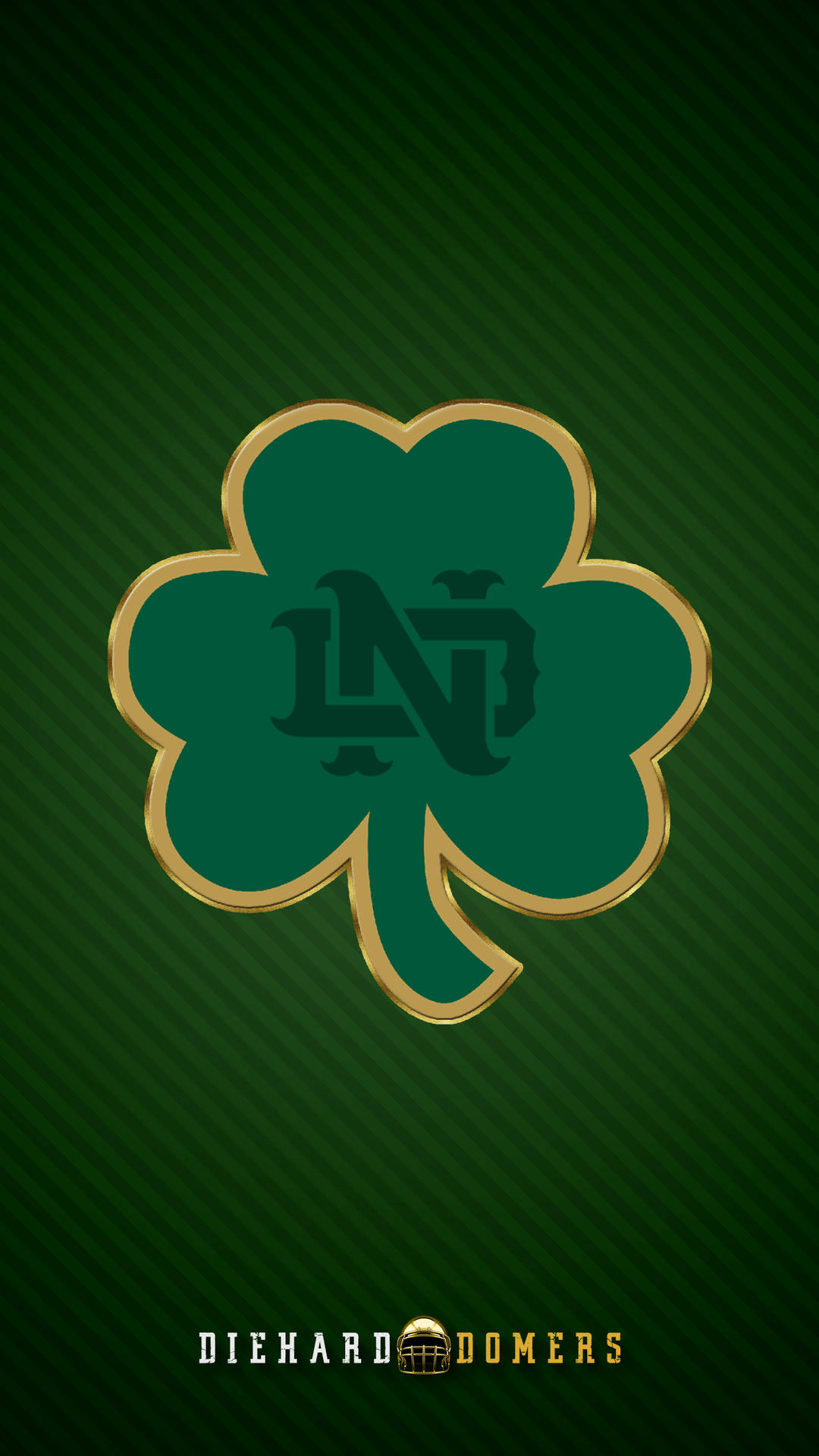 Experience The Excitement Of Notre Dame Football Background