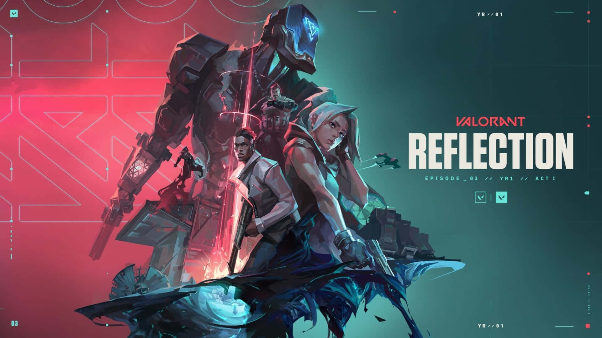 Experience The Fervor Of Intense 5v5 Firefights In Valorant Background