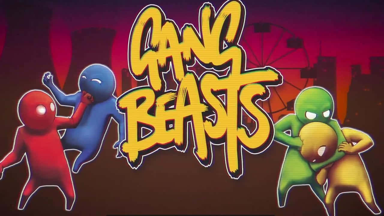 Experience The Heart-pumping Action Of Gang Beasts Background