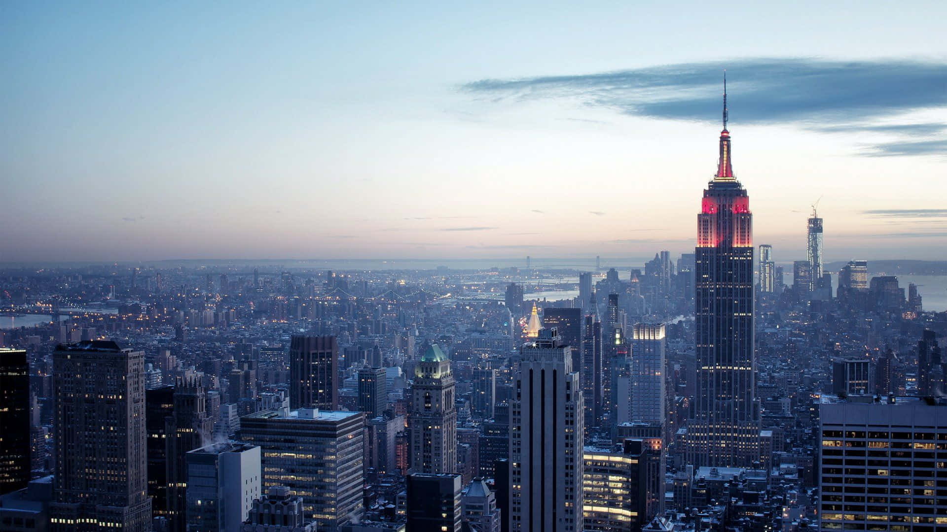Experience The Hustle And Bustle Of New York City On Your Desktop Background
