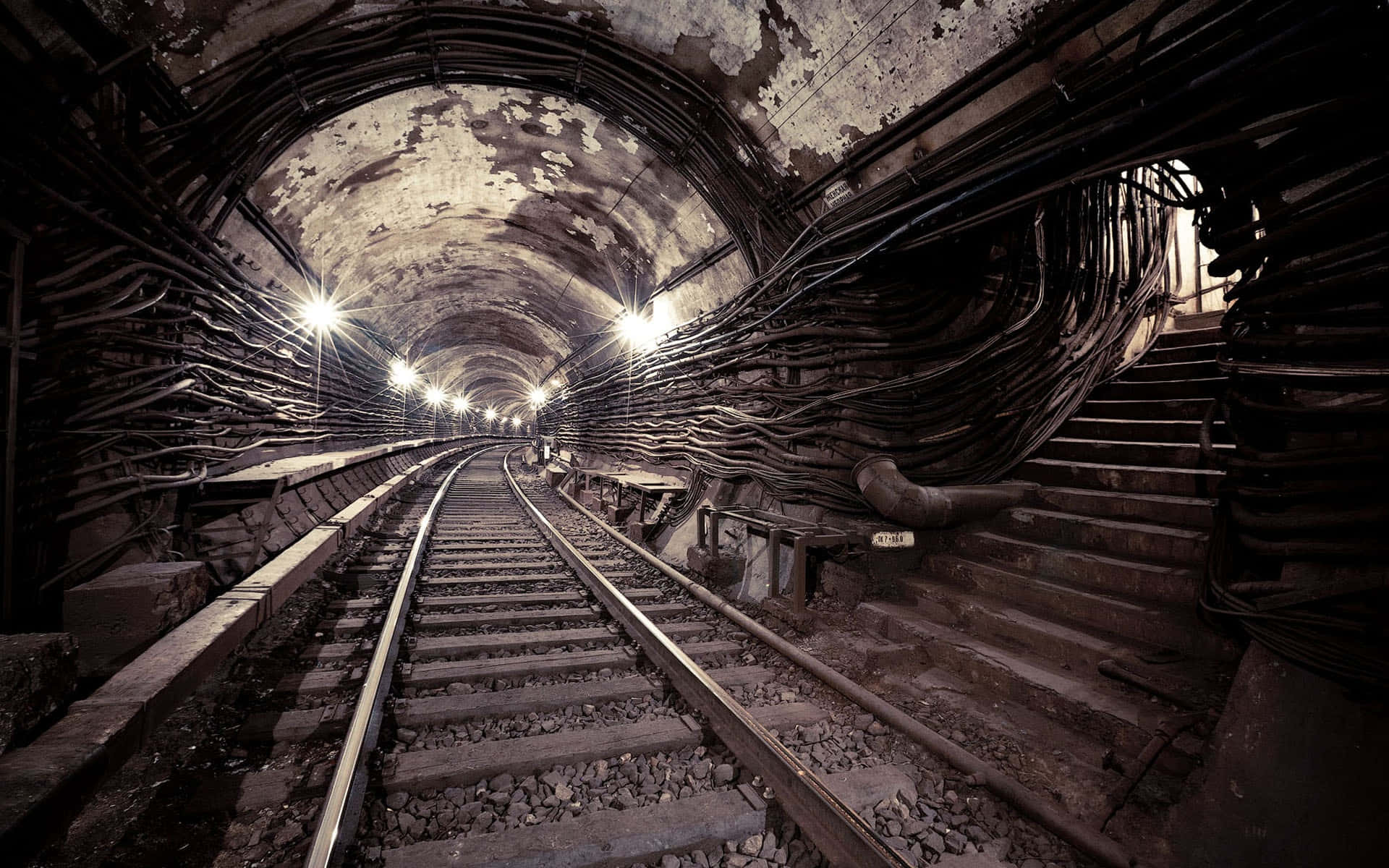 Experience The Hustle And Bustle Of The Metro Background