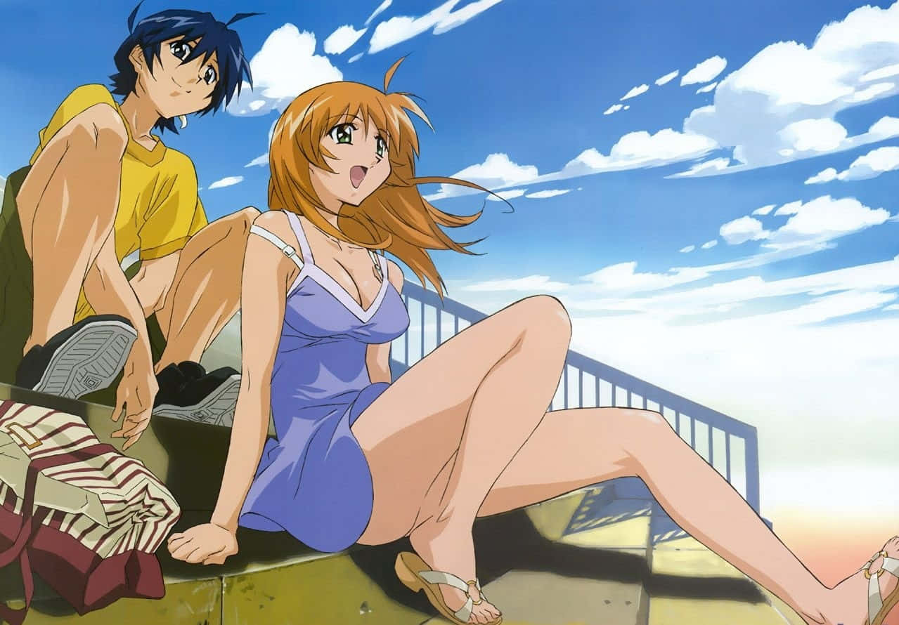 Experience The Legendary Adventures Of The Heroes Of Ikki Tousen Background