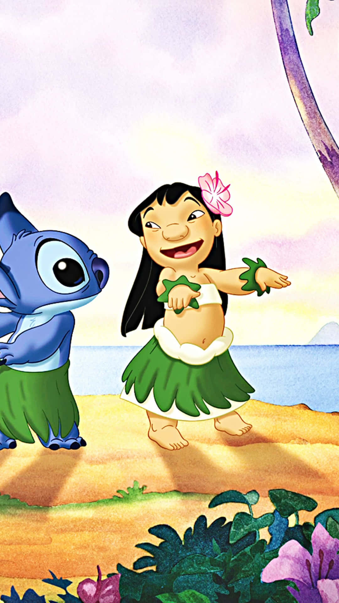 Experience The Magic Of Disney And Aesthetic Stitch Background
