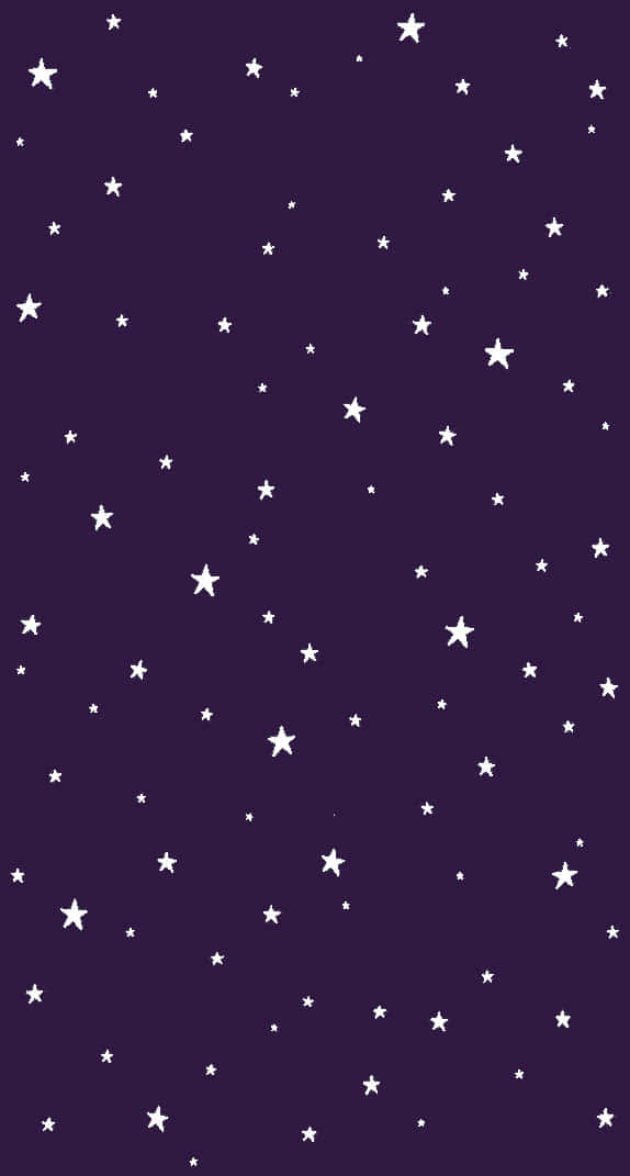 Experience The Magic Of Purple Star Background