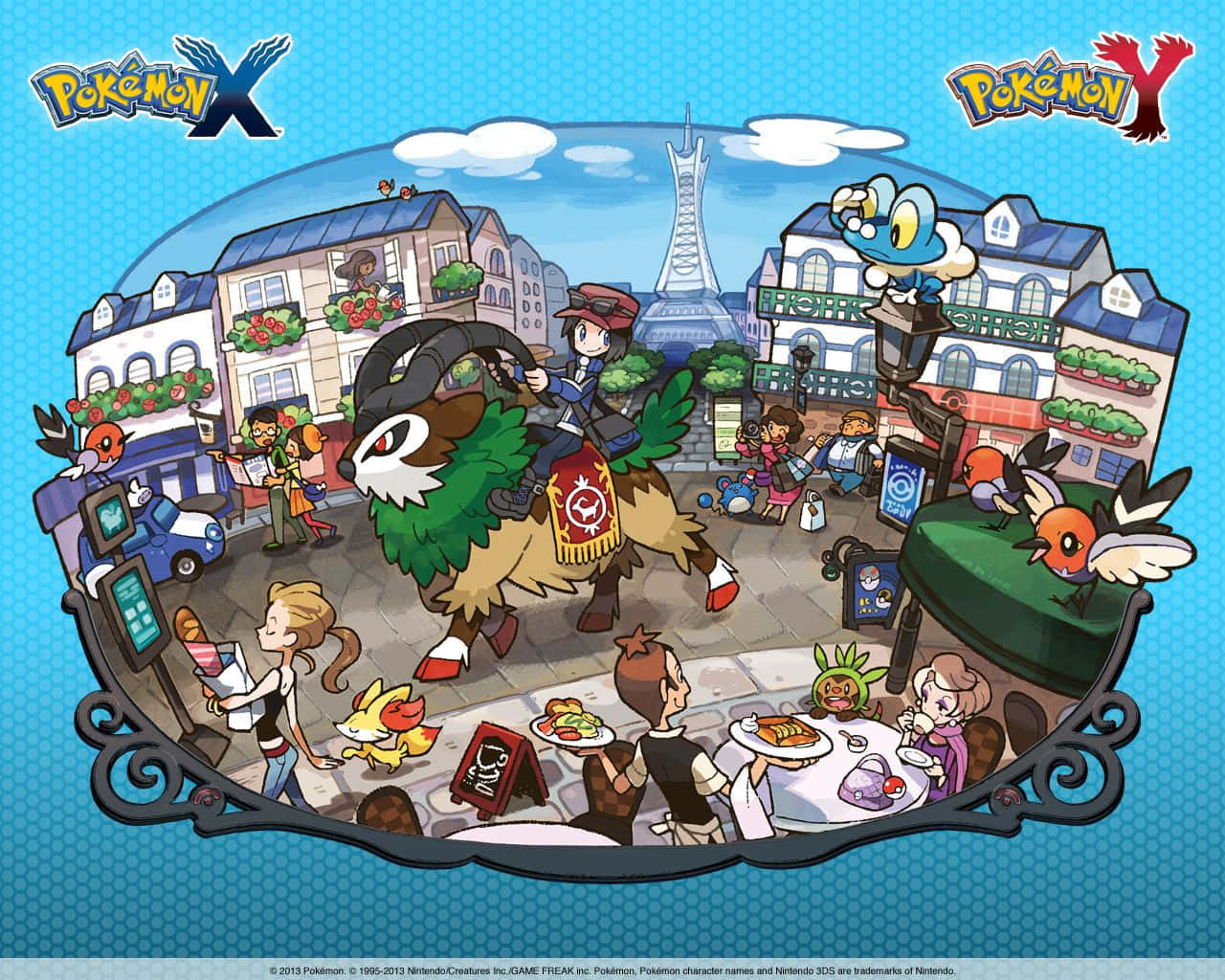 Experience The Magic Of Real Pokemon X Y Background