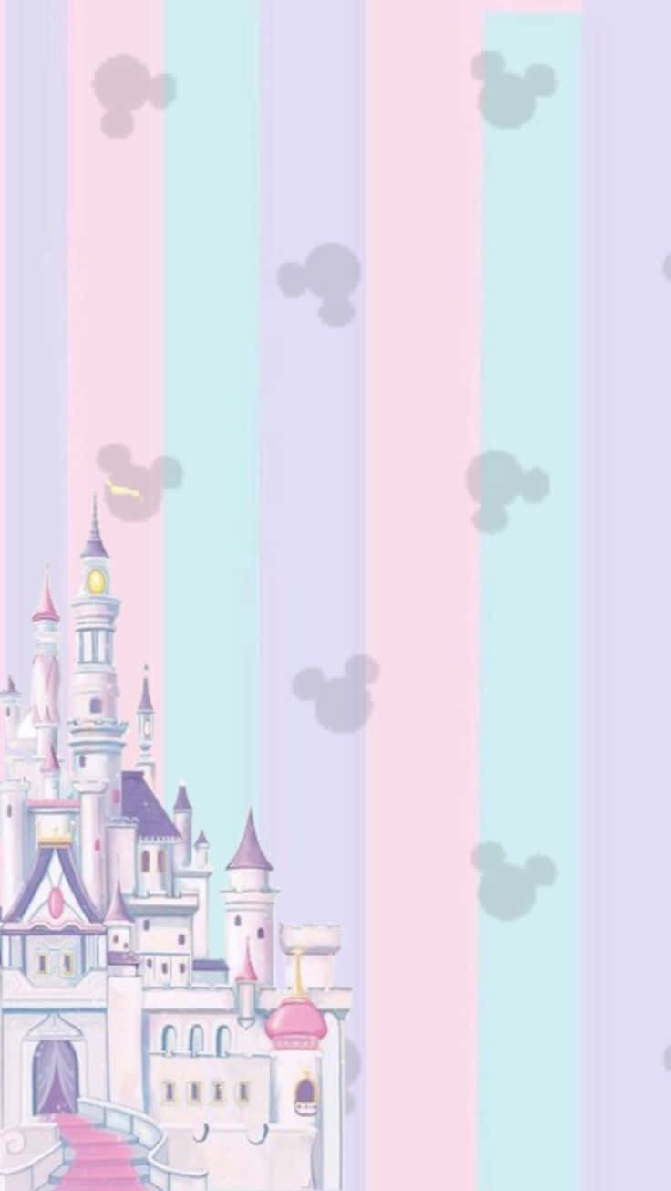Experience The Magical World Of Pastel Disney Background