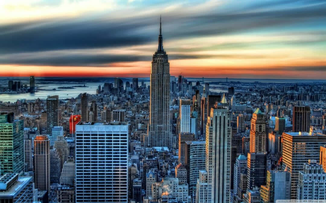 Experience The Magnificent View Of New York City In 4k Ultra Hd Background