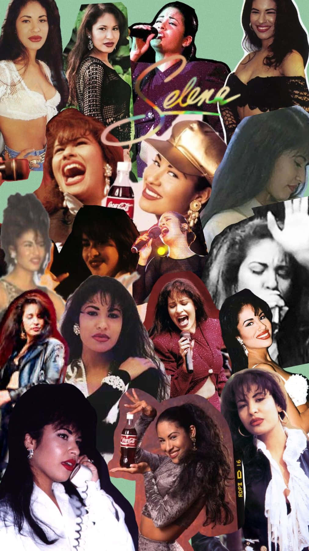 Experience The Music Of Selena Quintanilla On Your Iphone Background