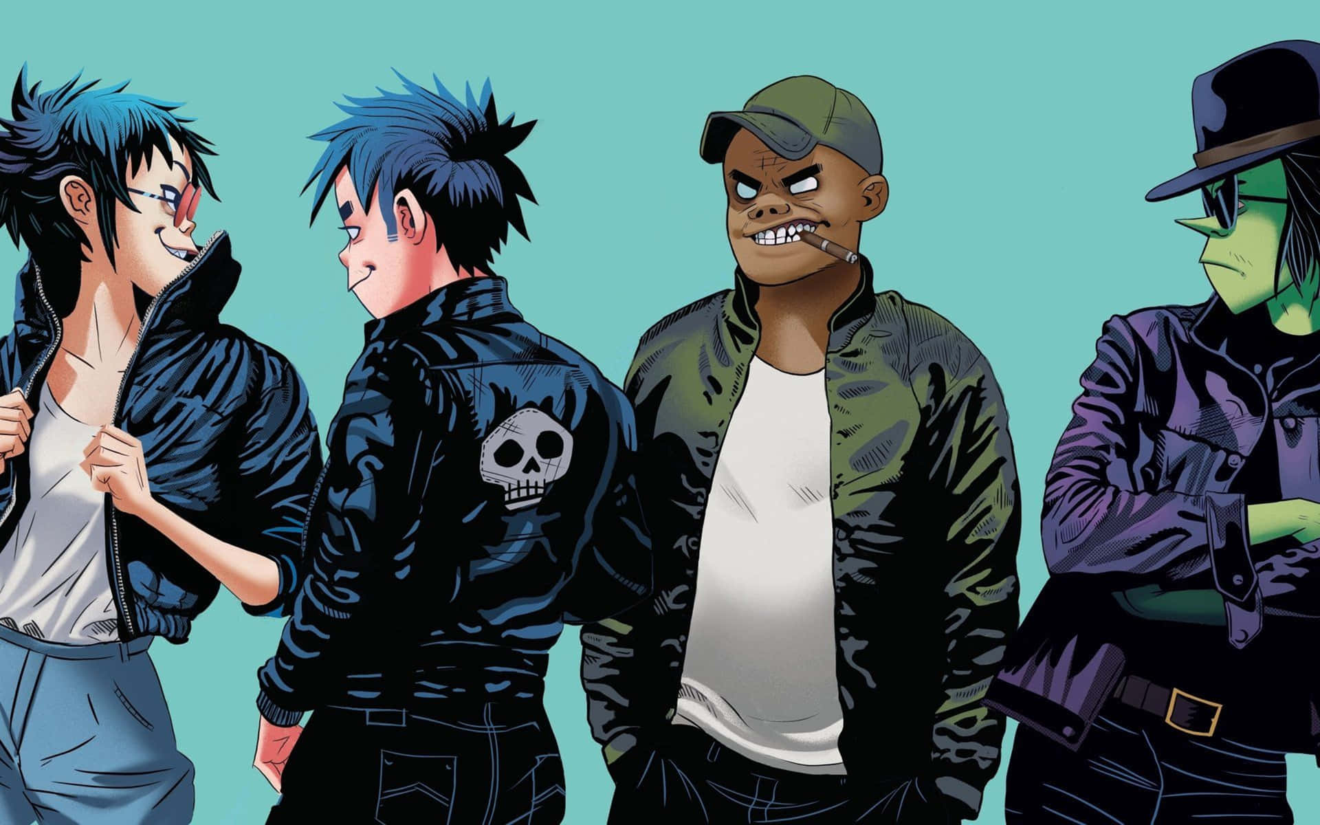 Experience The Mystical World Of Gorillaz 4k Background