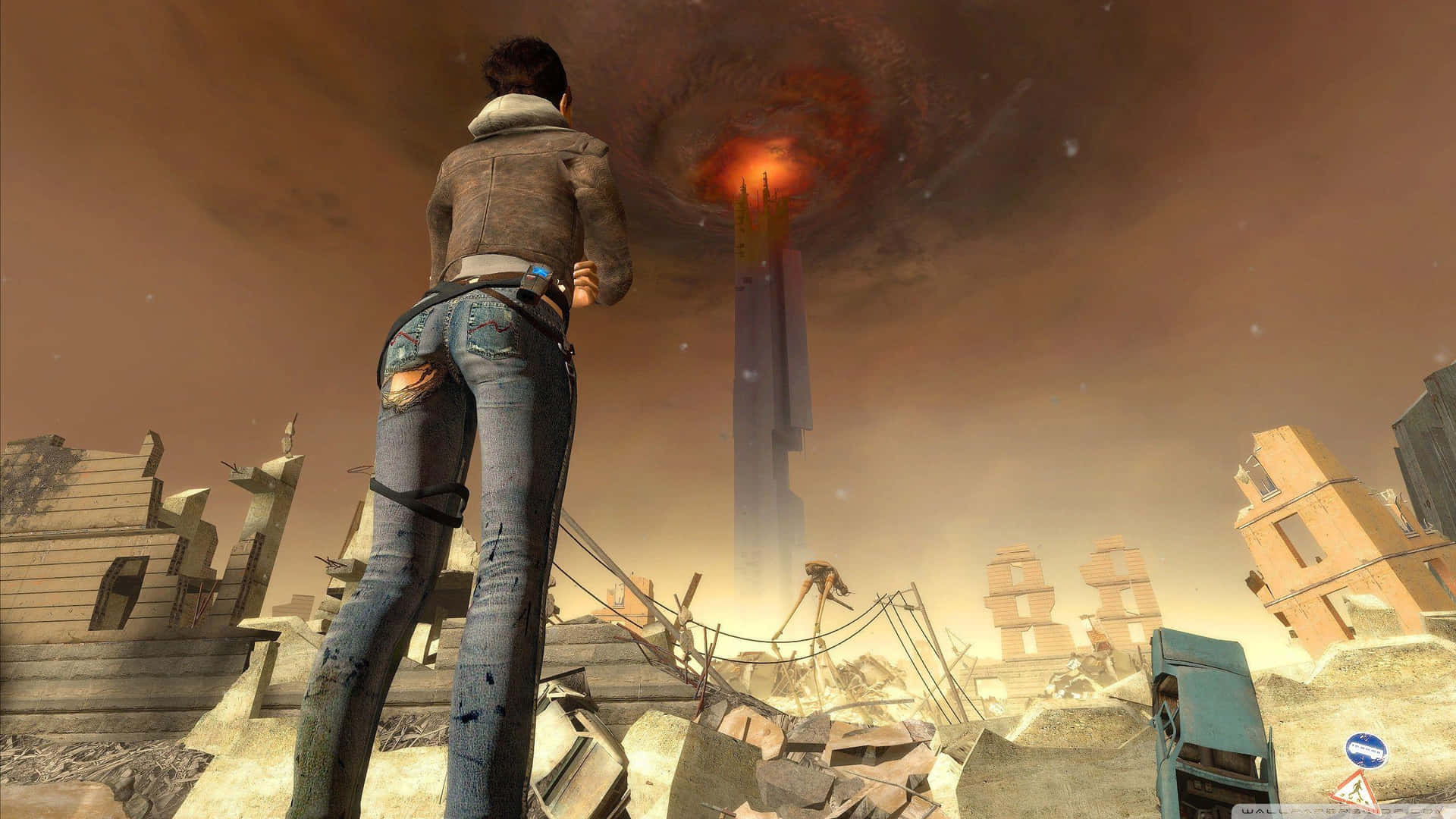 “experience The Post-apocalyptic World Of Half-life 2.” Background