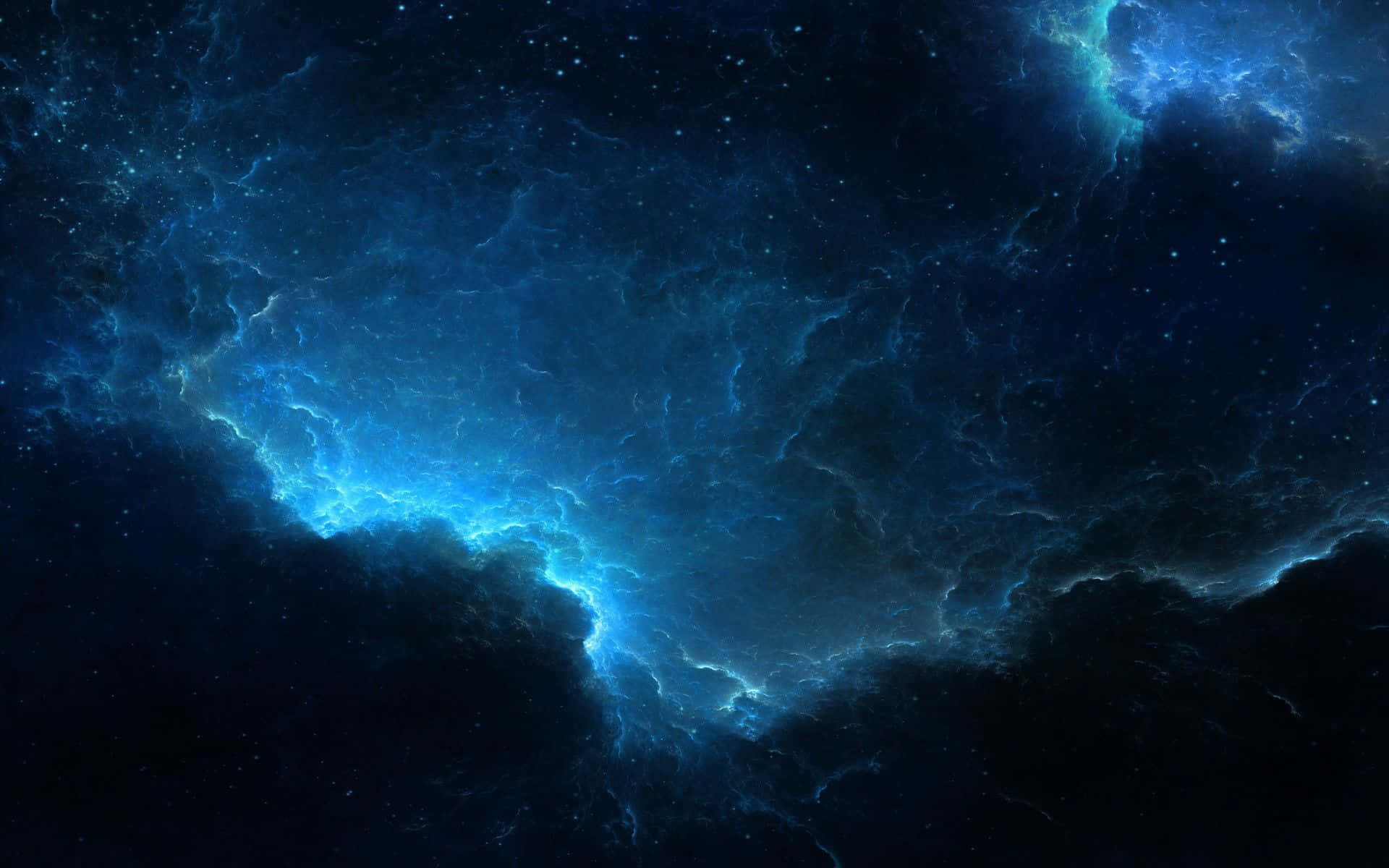 Experience The Power Of Blue Lightning Background