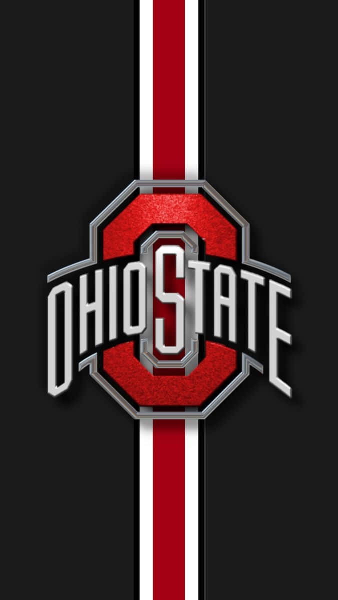 Experience The Power Of Buckeyes Pride With The Ohio State Iphone Background