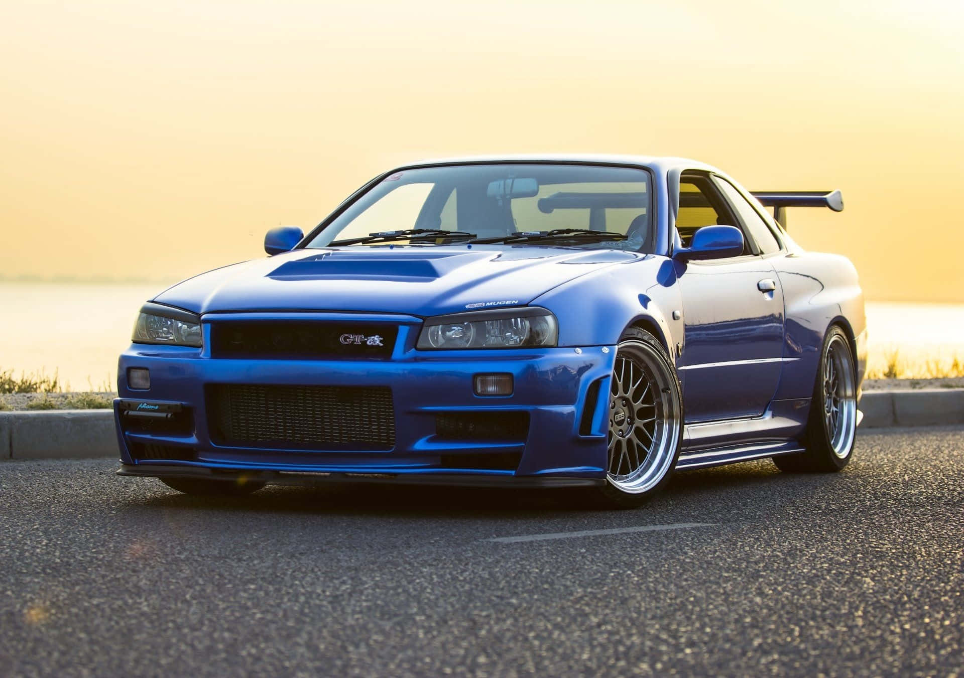 “experience The Power Of Cool Nissan Skyline” Background