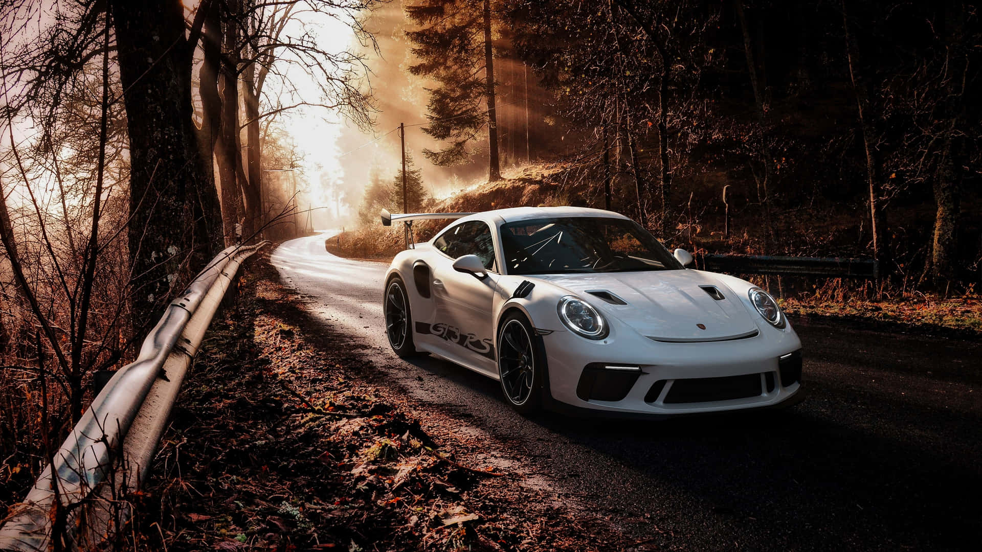Experience The Power Of Driving A 4k Ultra Hd Porsche. Background