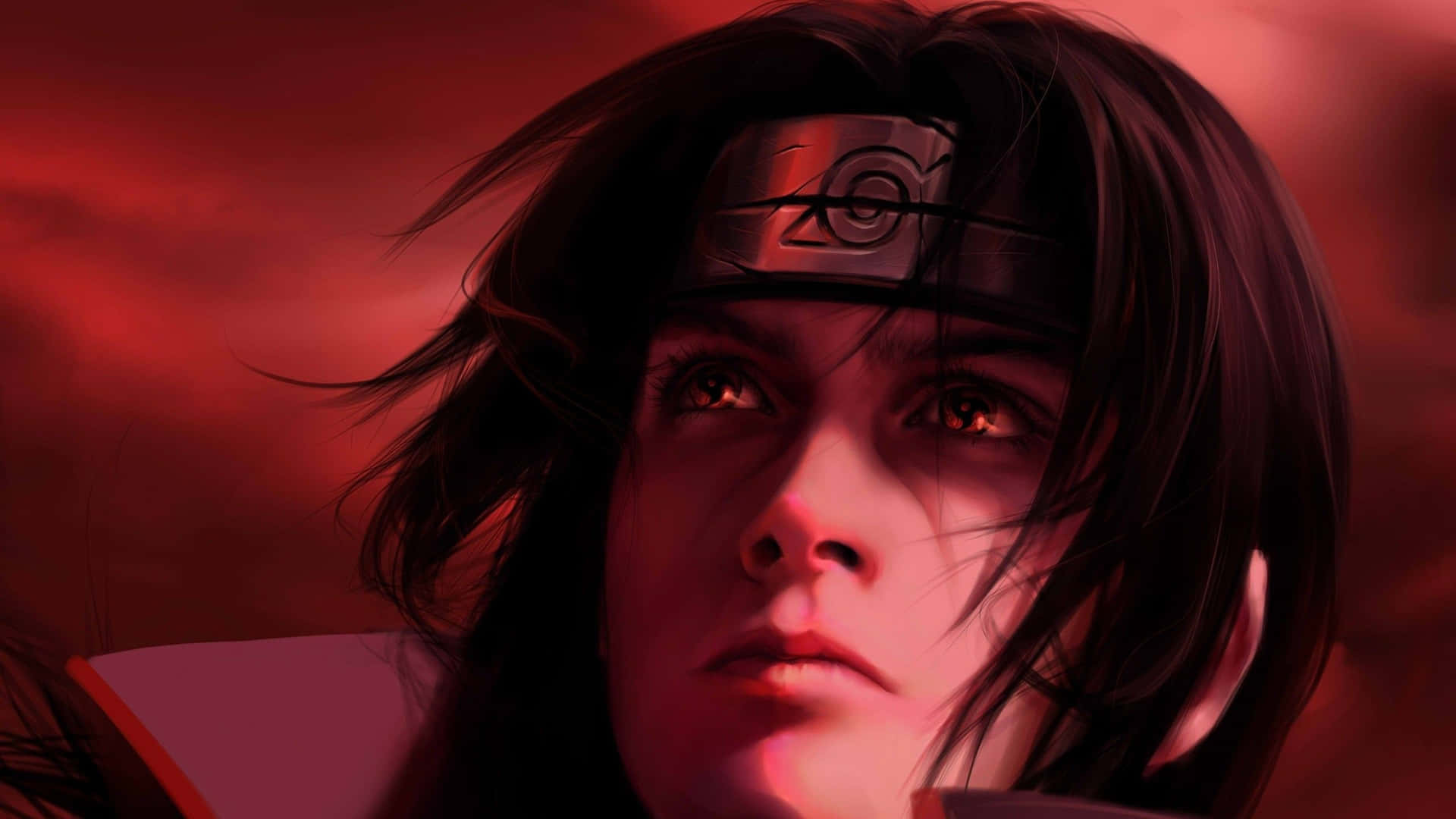 Experience The Power Of Itachi Face Background