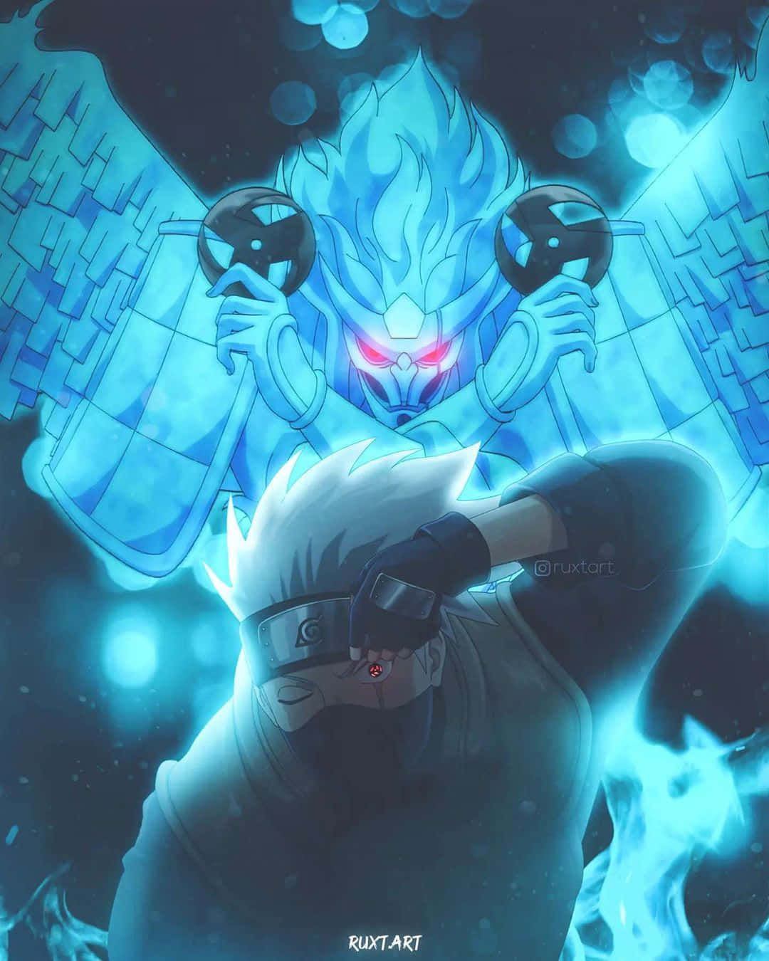 Experience The Power Of Kakashi Susanoo Background