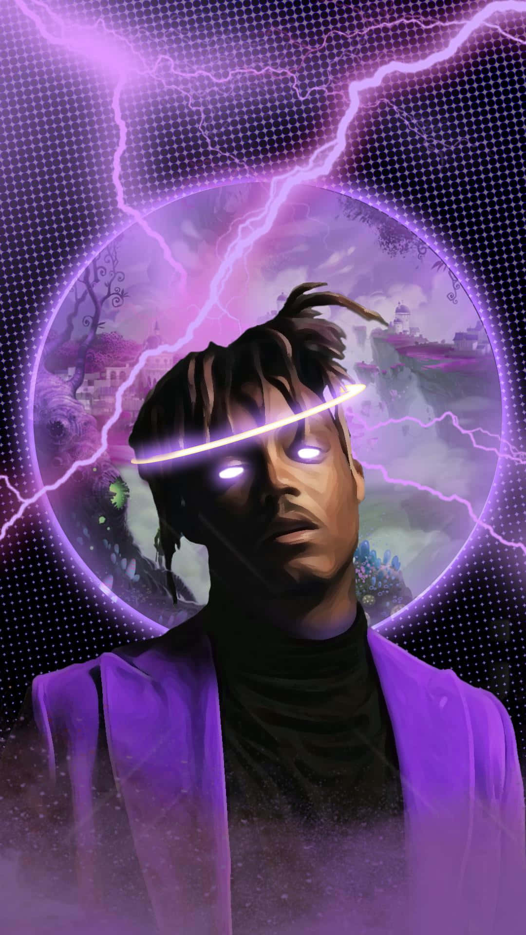 Experience The Power Of Music With This Stunning Juice Wrld Art Background