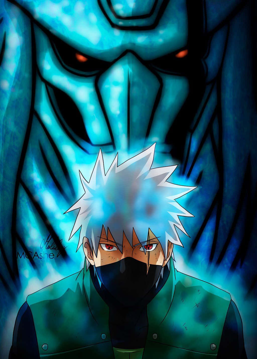 Experience The Power Of Susanoo, As Manifested By Kakashi Background
